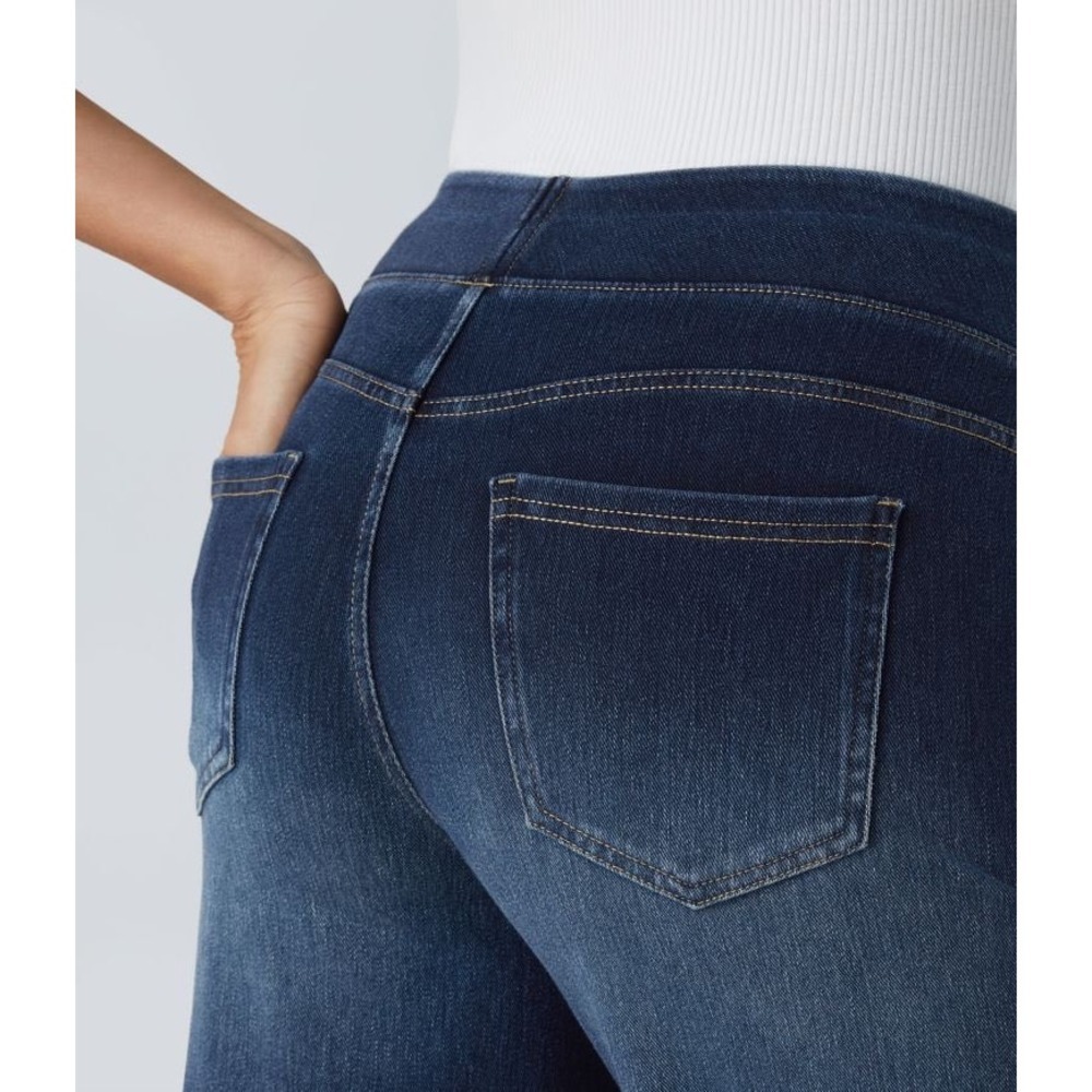 Halara Baggy Flex™ High Waisted Pockets Baggy Wide Leg Washed Casual size L - Picture 5 of 16